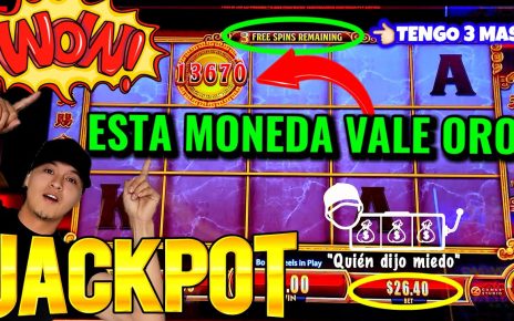 ? ME ANIMÉ A JUGAR UNA MÁQUINA NUEVA EN EL CASINO Y GANE UN JACKPOT!! #casino #slots