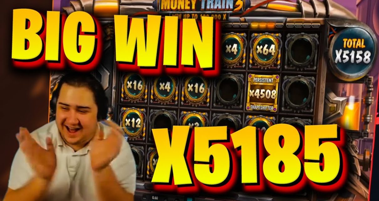 MEGA BIG WIN IN MONEY TRAIN 3 X5185  BIGGEST WINS OF THE WEEK ONLINE CASINO