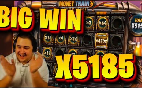 MEGA BIG WIN IN MONEY TRAIN 3 X5185  BIGGEST WINS OF THE WEEK ONLINE CASINO