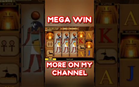 MEGA WIN – Eye Of Horus Online Casino Slots Big Win Merkur (bookies slots) #shorts #casino #slots