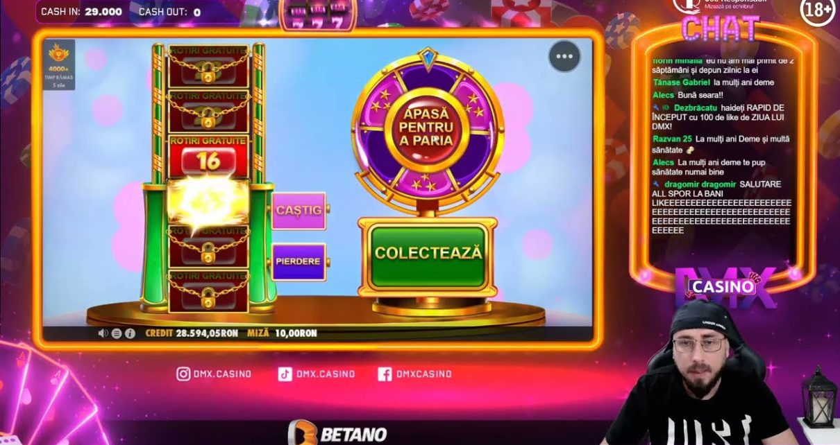 MYSTERY SPIN BETANO – JUCAM TARE CU 30K RON | GOOD VIBES   @ DMX CASINO