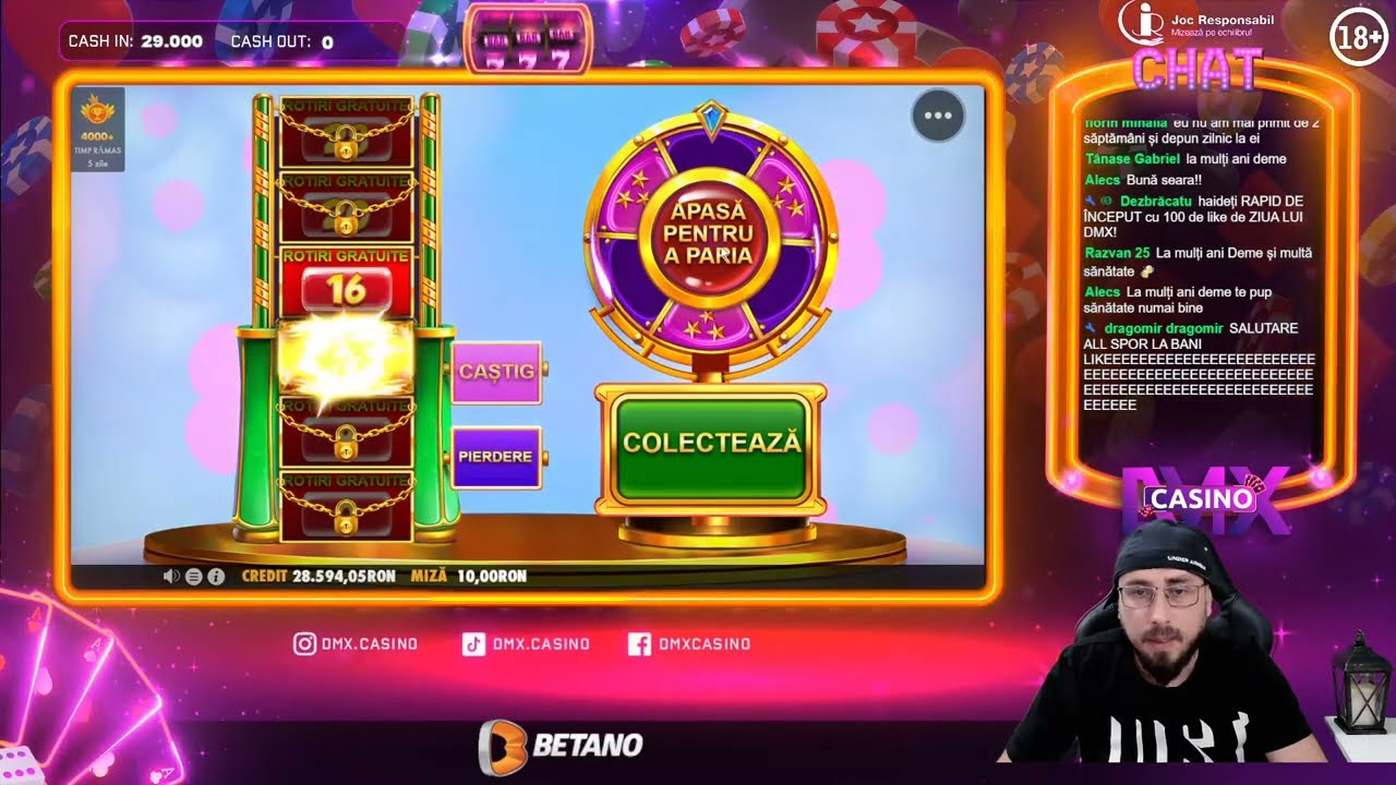 MYSTERY SPIN BETANO - JUCAM TARE CU 30K RON | GOOD VIBES   @ DMX CASINO