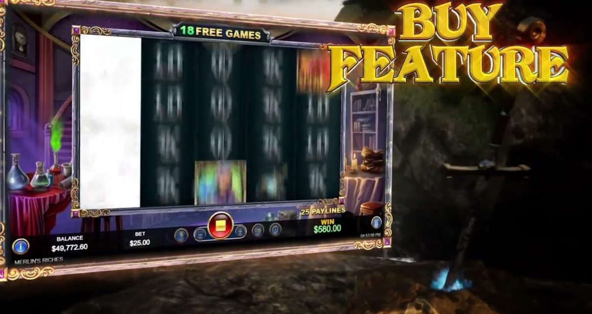 Merlin's Riches  out at nowadays at Thunderbolt Online Casino