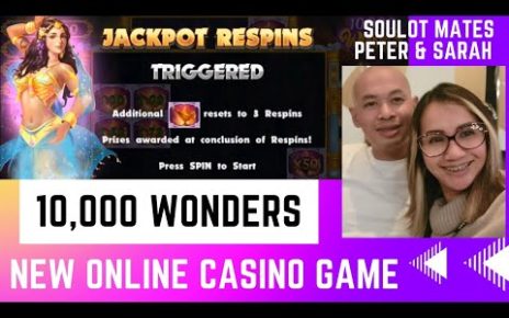 ? NEW ONLINE CASINO GAME! 10,000 WONDERS! JACKPOT RESPINS TRIGGERED! LUCKYLAND SLOTS!