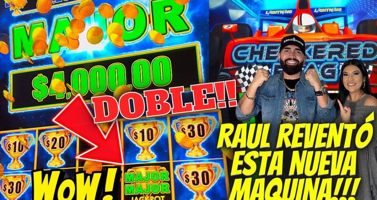 ? NUEVA MAQUINA EN EL CASINO PAGA MAJOR DOBLES ! RAUL GANO SEGUNDO JACKPOT MAS GRANDE DE SU VIDA