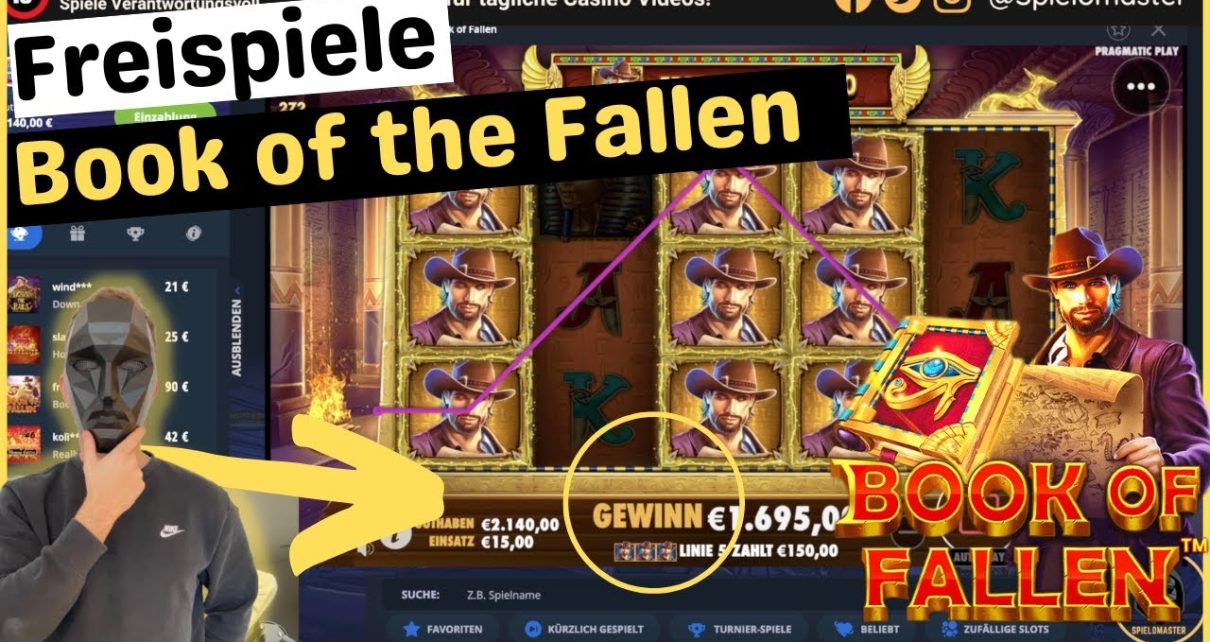 Online Casino Deutsch ? | BOOK OF THE FALLEN es regnet Freispiele auf 15€ Spins