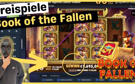 Online Casino Deutsch ? | BOOK OF THE FALLEN es regnet Freispiele auf 15€ Spins