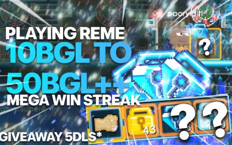 PLAYING REME 10BGL TO 50BGL++ INSANE WIN STREAK!! | Growtopia Casino