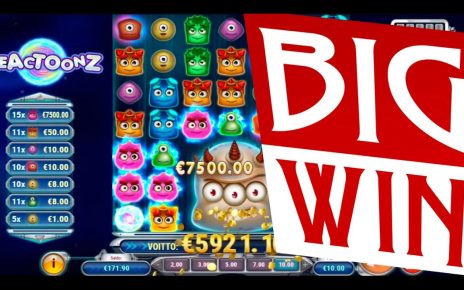 Reactoonz slot crazy big win | Best wins of the week online casino