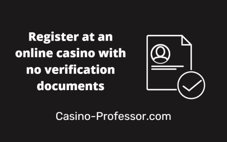 Register at an Online Casino with No Verification Documents