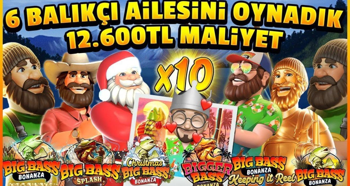 SLOT OYUNLARI ?? BIG BASS BONANZA ?? 6 BALIKÇI OYUNU BONUSHUNT ??ı