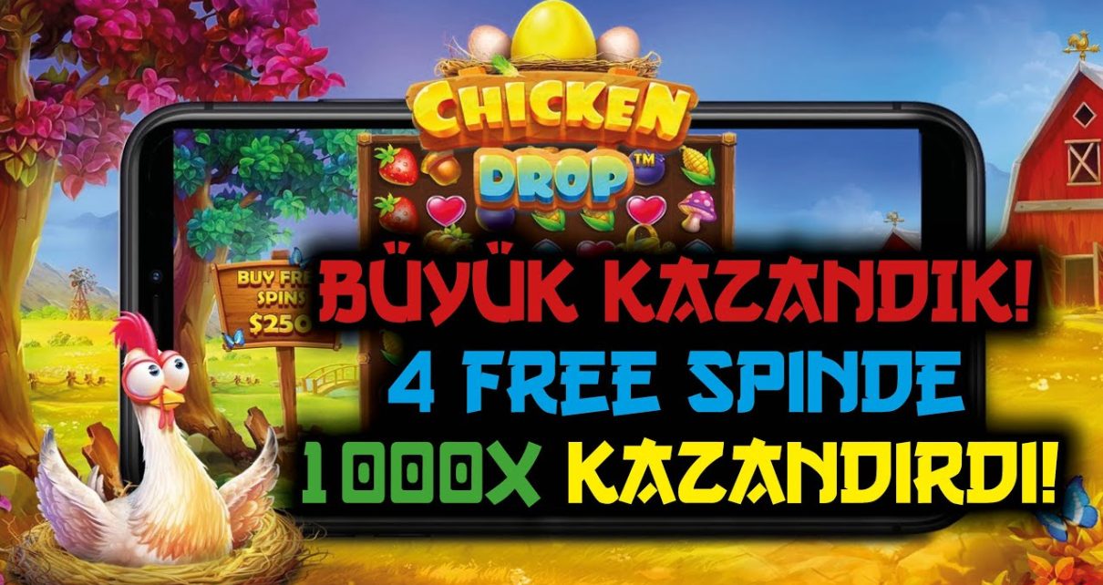 SLOT OYUNLARI CHİCKEN DROP İLE BÜYÜK KAZANIYORUZ | BEKLEDİĞİMİZDEN HIZLI KAZANDIRDI #casino #slot