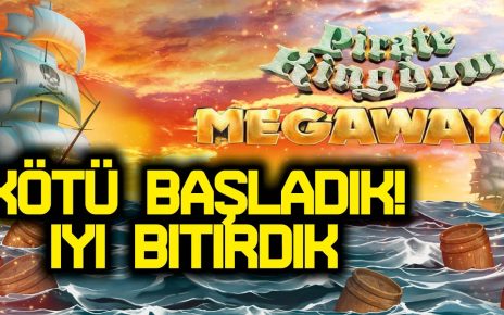 SLOT OYUNLARI ☠️ PİRATE KİNGDOM MEGAWAYS ☠️ KÖTÜ BAŞLADIK İYİ BİTİRDİK ?#slotoyunları #slot #casino