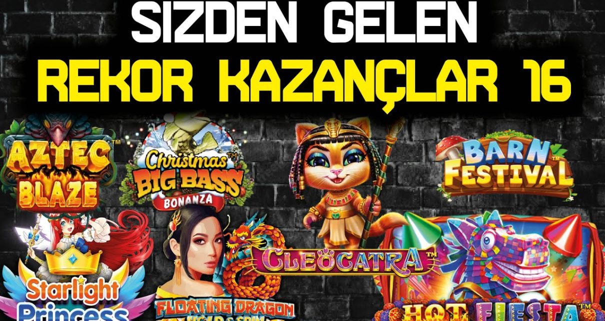 SLOT OYUNLARI ? SİZDEN GELENLER ? REKOR KAZANÇLAR BÜYÜK VURGUNLR 16 #slotoyunları #casino #slot