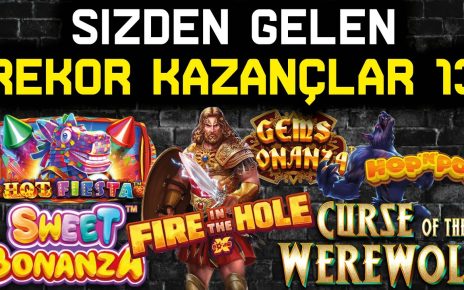 SLOT OYUNLARI ? SİZDEN GELENLER ? SLOT REKOR KAZANÇLAR 13 #slotoyunları #casino #slot