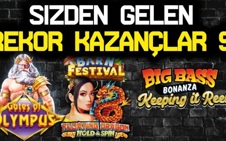 SLOT OYUNLARI ? SİZDEN GELENLER ? SLOT REKOR KAZANÇLAR 9 #slotoyunları #casino #slot