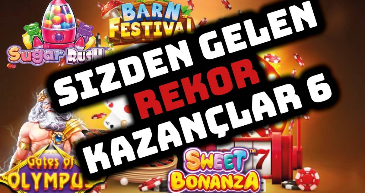 SLOT OYUNLARI ? SİZDEN GELENLER ? SLOT REKOR KAZANÇLAR SERİSİ 6 ?ı