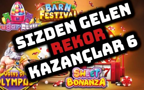 SLOT OYUNLARI ? SİZDEN GELENLER ? SLOT REKOR KAZANÇLAR SERİSİ 6 ? #slot #slotoyunları #casino