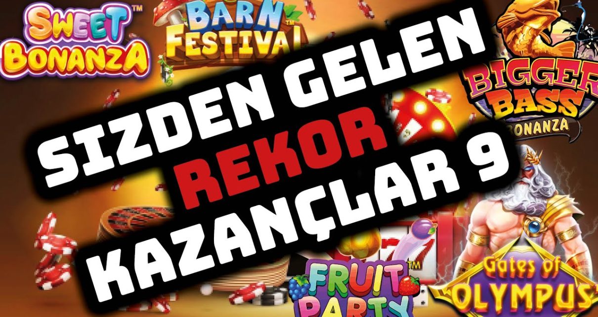 SLOT OYUNLARI ? SİZDEN GELENLER ? SLOT REKOR KAZANÇLAR SERİSİ 9 ?ı