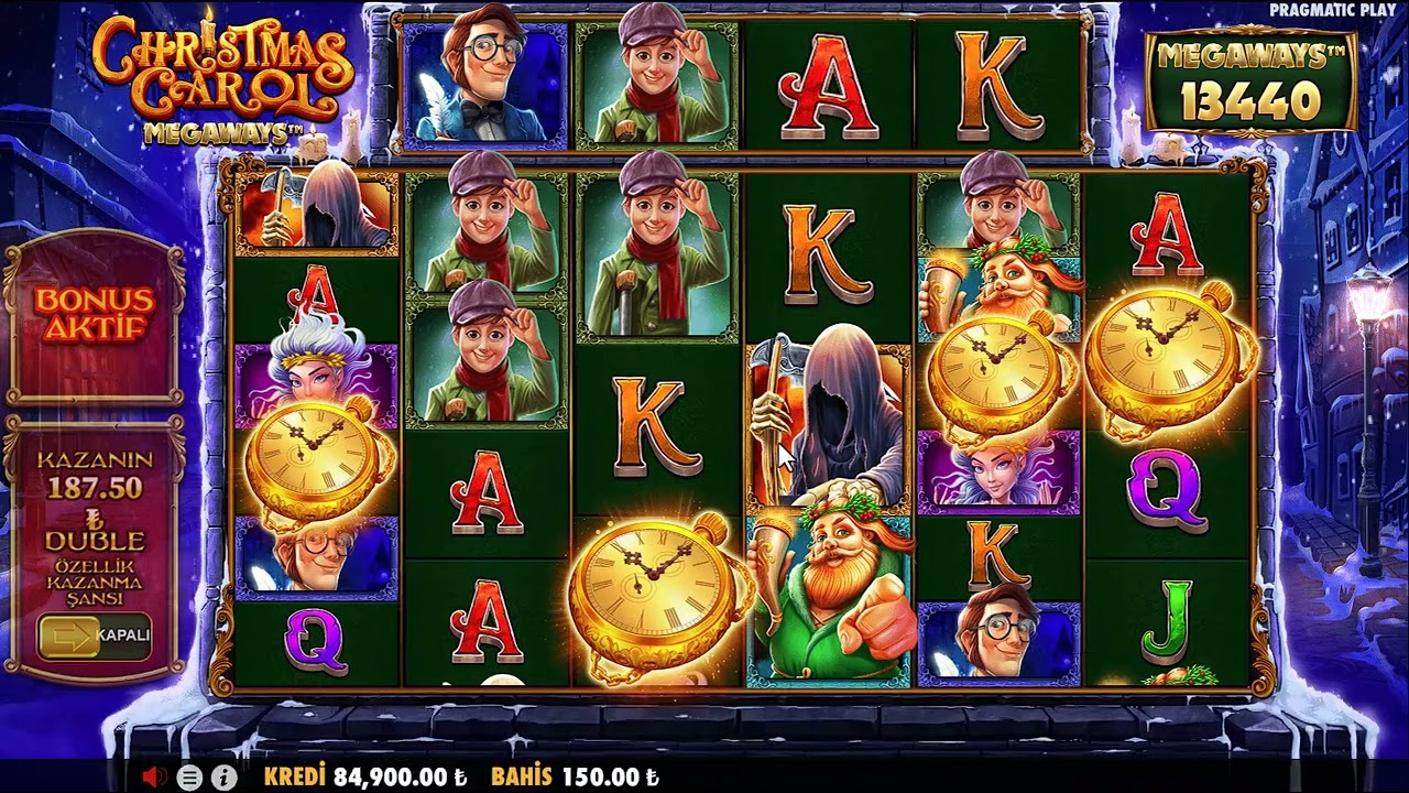 ❎? SLOT OYUNU - CHRİSTMAST CAROL MEGAWAYS SON DAKİKA MÜKEMMEL KAZANÇ ? #casino #slot #slotoyunları