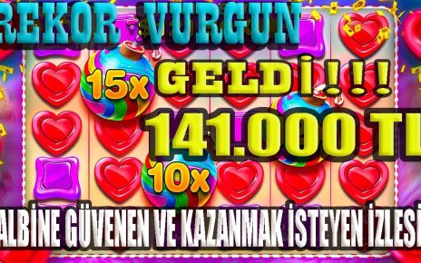 SWEET BONANZA | 141.000 TL Rekor Kazanç Nasıl Oynanır | #slot #casino #slotoyunları #sweetbonanza