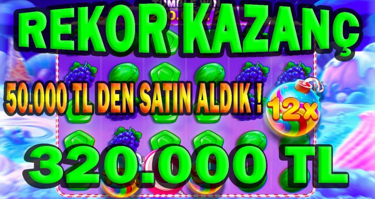 SWEET BONANZA | 320.000 TL REKOR KAZANÇ BİGWİN #slot #casino #sweetbonanza #maxwin #taktik #100x