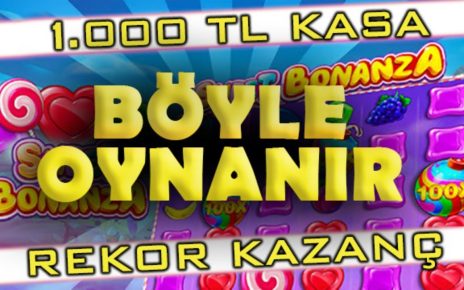 ?SWEET BONANZA?1.000 TL NASIL OYNANIR❓TAKTİK❗#slot #casino #sweetbonanza #taktik #kazanç #100X #50x