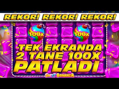 ?SWEET BONANZA?REKOR❗TEK EKRANDA 2 TANE 100X GELDİ?ç