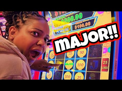 Sugar Mama Hit The MAJOR As Soon As We Got To This Casino!!