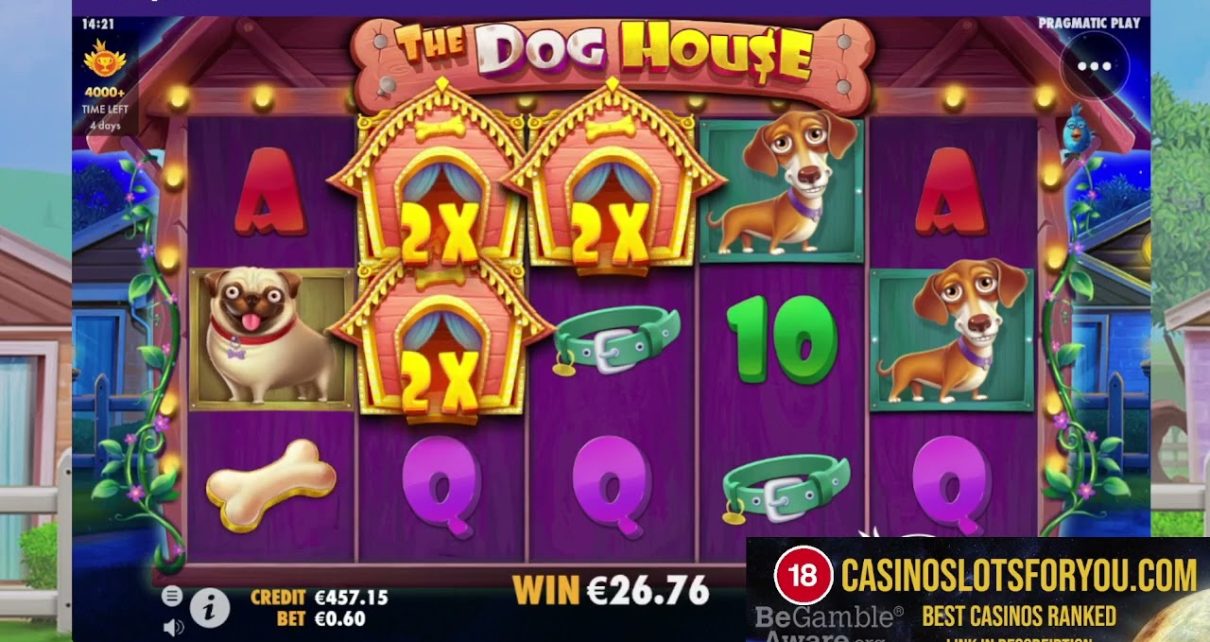 The Dog House, Online Casino Slots Bonus