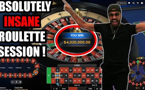 WHAT AN INSANE ROULETTE SESSION !!!