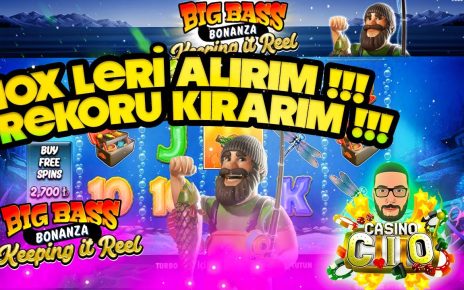 YENİ SLOT OYUNU ? ? BIG BASS BONANZA KEEPING IT REEL? REKOR GELDİ BİLE?  #slot #slotoyunları #casino