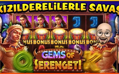 YENİ SLOT OYUNU ⭐⭐ GEMS OF SERENGETI ⭐⭐ #slot #slotoyunları #casino