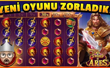 YENİ SLOT OYUNU⭐⭐ SWORD OF ARES ⭐⭐ ZEUSUN BEBESİ  ⭐⭐#slot #slotoyunları #casino