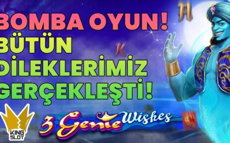 ?‍♂️#3GenieWishes’ta Dilediğimiz Noktadayız! – King Slot #casino #slotoyunları #slot #pragmatic