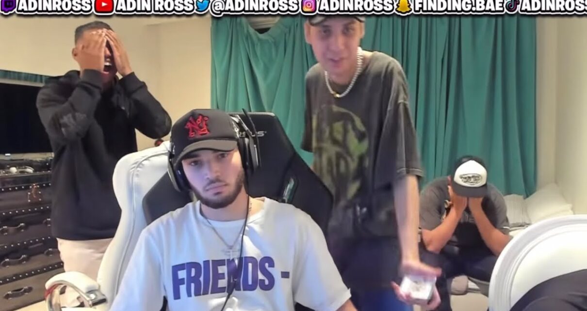 Adin Ross loses 50k In 5 minutes Gambling online ?‍♂️