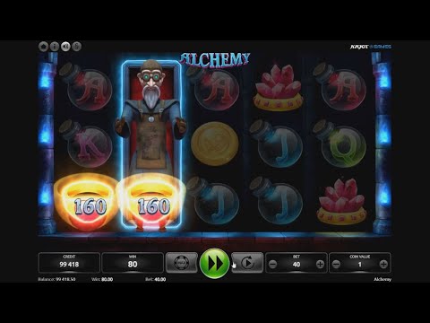 Alchemy – priebeh hry online casino automatu od Kajot Games