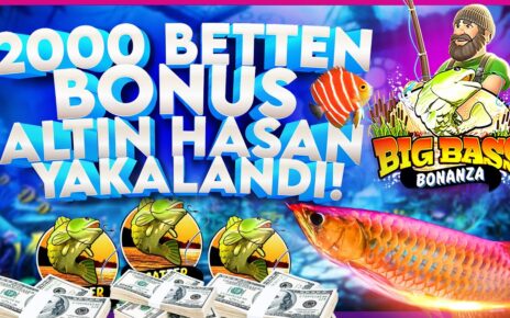 BİG BASS BONANZA ? MERDİVEN TAKTİĞİ İLE 2000 TL DEN BONUS YAKALADIK #bigbassbonanza #casino #slot