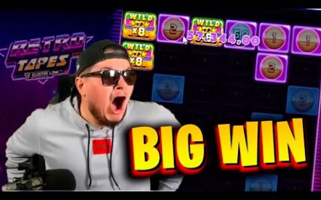 BIG WIN 57k IN RETRO TAPES SLOT ? ONLINE CASINO TOP tape WINS OF THE WEEK