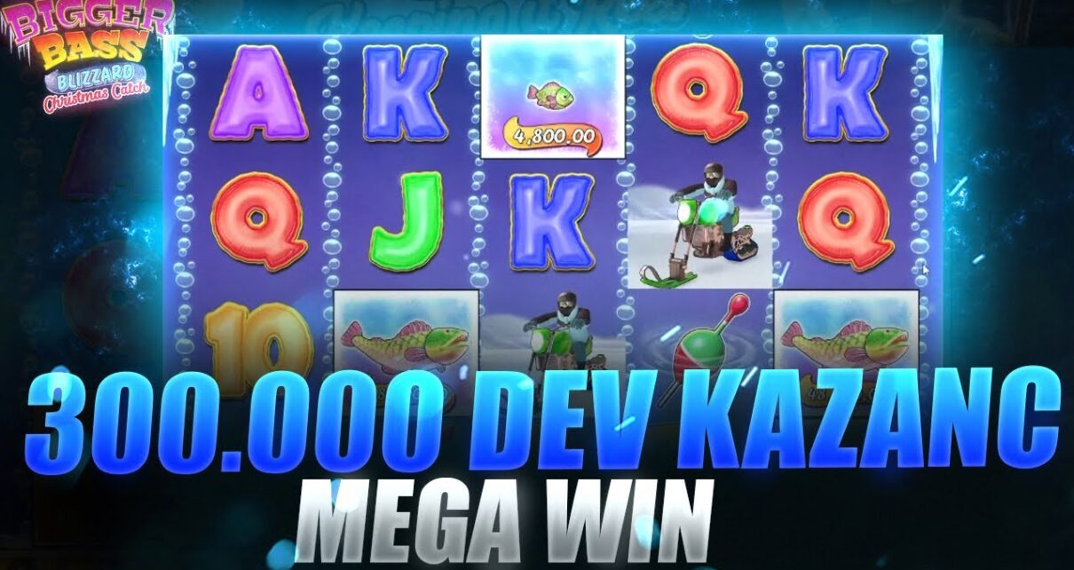 ? BİGGER BASS BLİZZARD ? YÜKSEK KASA YÜKSEK BET İNTİKAM ALINDI?ıizle