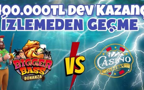 ? BİGGER BASS BONANZA? 400.000 TL DEV KAZANÇ #slot #slotizle #slotoyunları #casino #çekiliş