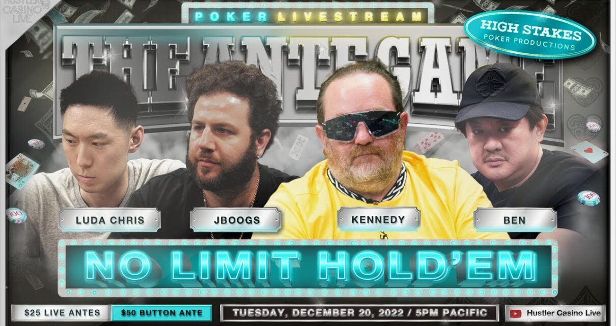 Ben, Luda Chris, Kennedy & JBoogs Play THE ANTE GAME!! Commentary by Marc Goone