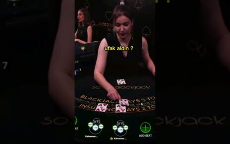 Blackjack Çift Pot Macerası ?? #blackjack #shorts #casino #onlinecasino