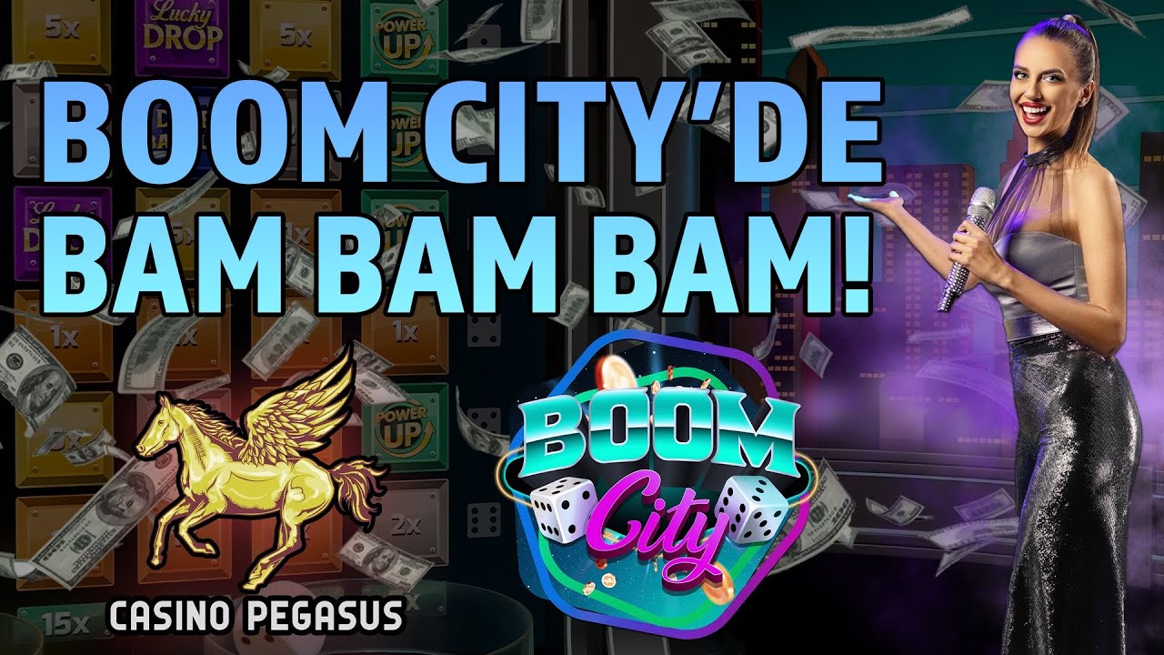 ?#BoomCity'de Zarları Attık, Paraları Kaptık! - Casino Pegasus #canlıcasino #casino #casinooyunları