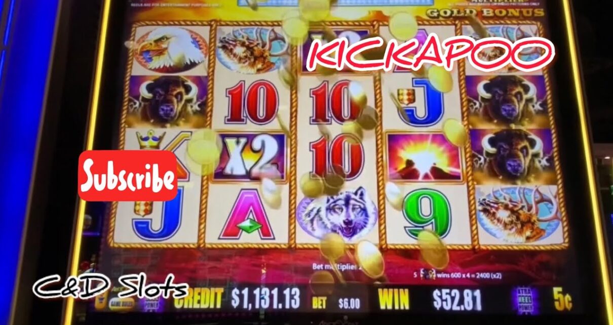 Buffalo ? Gold at Kickapoo Lucky Eagle Casino 5cent denom Buffalo ? Gold at Kickapoo Lucky Eagle Casino 5cent denom