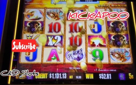 Buffalo ? Gold at Kickapoo Lucky Eagle Casino 5cent denom