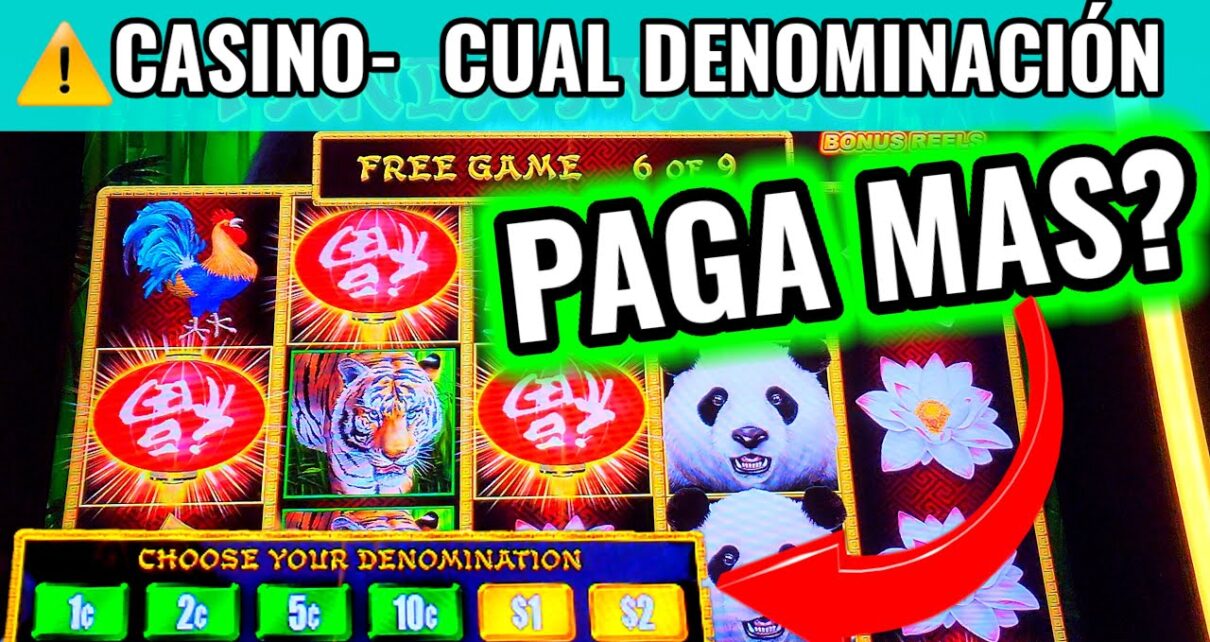 ? COMO GANAR EN EL CASINO JUGANDO CON LAS DENOMINACIÓNES DE TU MÁQUINA FAVORITA!