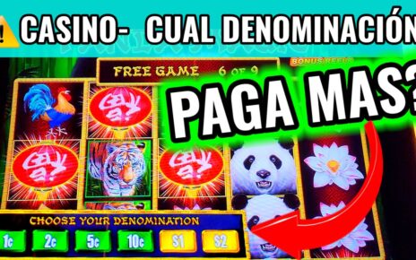 ? COMO GANAR EN EL CASINO JUGANDO CON LAS DENOMINACIÓNES DE TU MÁQUINA FAVORITA!