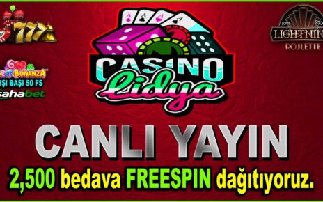 Casino Slot Rulet Canlı Yayın  //  kasa 20,000 TL –  ? SWEET BONANZA DA ? 2,500 FS DAĞITIYORUZ !!! ?