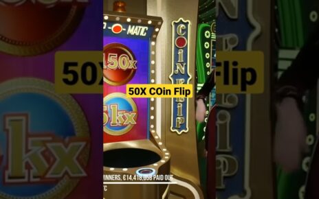 Coin Flip 50x 5000x Big win #crazytime #casino #onlinecasino #short #ytshorts #viral